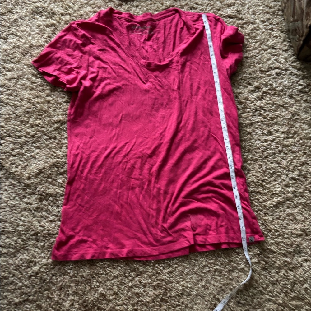 Eddie Bauer Women's Bright Pink Short Sleeve Tee